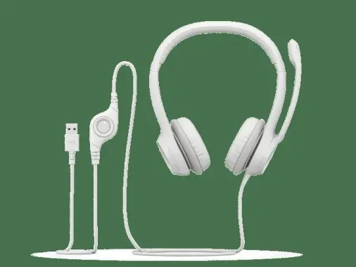 H390 USB KULAKLIK-BEYAZ 981-001286
