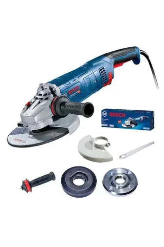 Hafk HFK-MMEY014059952555898 Mey İthalat® Bosch Gws 24-180 Jz Büyük Taşlama 180 Mm 2400 Watt