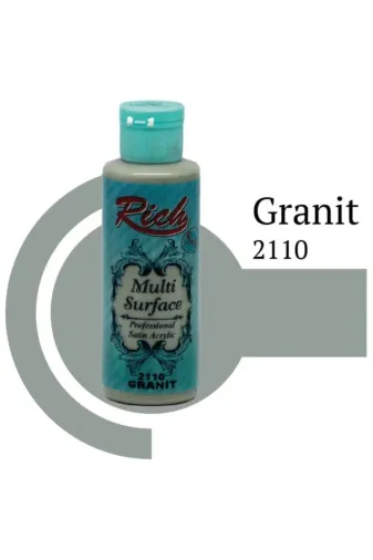 Hafk HFK-MMEY018682374037619 Mey İthalat® Rich Multi Surface 2110 Granit Akrilik Boya 120 Cc