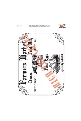 Hafk HFK-MMEY018691334596875 Mey İthalat® Rich 1334 Vintage Kolay Transfer 23X33 Cm