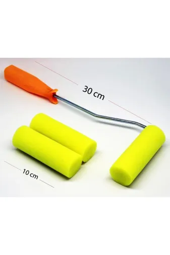 Hafk HFK-MMEY018691556756385 Mey İthalat® Rich Sarı Sünger Rulo Seti 10 Cm