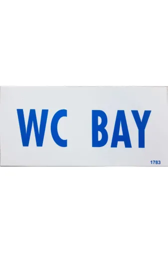 Hafk HFK-MMEY019996670576536 Mey İthalat® Wc Bay Uyarı Levhası 12,5X25 Kod: Dek 1783