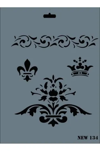 Hafk HFK-MMEY019996670593083 Mey İthalat® Rich New Seri N-134 Stencil 35X25 Cm