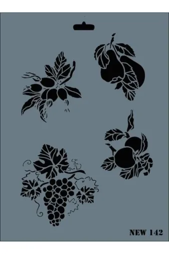 Hafk HFK-MMEY019996670593151 Mey İthalat® Rich New Seri N-142 Stencil 35X25 Cm