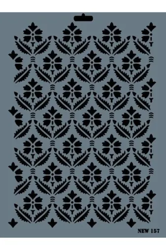 Hafk HFK-MMEY019996670593236 Mey İthalat® Rich New Seri N-157 Stencil 35X25 Cm