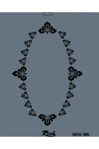 Hafk HFK-MMEY019996670593588 Mey İthalat® Rich New Seri N-395 Stencil 35X25 Cm