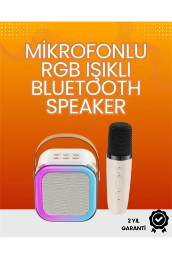 Hafk HFK-MMEYTDUCZZZ2MKROFONLUSPEAKER Mey İthalat® Yüksek Performanslı Kablosuz Karaoke Hoparlör