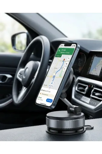 Hafk HFK-MMEYTDUCZZZFB28TELEFONTUTUCU-1 Mey İthalat® Araç İçi Manyetik Telefon Tutucu Katlanabilir Navigasyon Standı