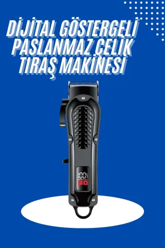 Hafk HFK-MMEYTDUCZZZHK750TIRAMMMM2 Mey İthalat® Profesyonel Saç Kesme Aleti Dijital Saç Sakal Tıraş Makinesi Uzun Ömürlü