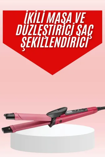 Hafk HFK-MMEYTDUCZZZKLMAADZLETRC1 Mey İthalat® Saç Şekillendirici Düzleştirici Ve Maşa Özellikli Şekillendirici Seramik Kaplama