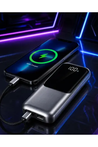 Hafk HFK-MMEYTDUCZZZPW59213000MAHPOWERBANK-1 Mey İthalat® 22.5W Pd Hızlı Şarj Özellikli Kompakt Taşınabilir Şarj Cihazı