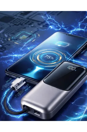 Hafk HFK-MMEYTDUCZZZPW59213000MAHPOWERBANK Mey İthalat® Dijital Göstergeli 13000 Mah Süper Hızlı Şarj Destekli Taşınabilir Powerbank