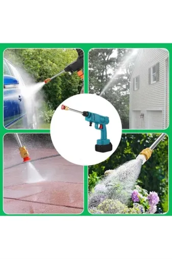 Hafk HFK-MMEYTDUUCZARAYIKAMAMAV1 Mey İthalat® Şarjlı Ve Yüksek Basınçlı Oto Yıkama Makinesi Ve Sulama Tabancası Bahçe Yıkama Makinesi