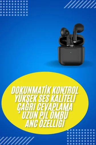 Hafk HFK-MMEYTDUUCZZZPRO5SYAHHH2 Mey İthalat® En Çok Tercih Edilen Bluetooth Kulaklık Mikrofonlu Silikonsuz Dokunmatik Kontrol