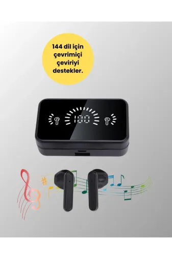 Hafk HFK-MMEYTDXUCZZZS20KULAKLIKKK-4 Mey İthalat® Bluetooth 5.4 Kablosuz Kulaklık – Gürültü Engelleme Ve Dokunmatik Kontrol