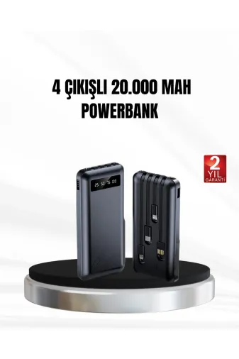 Hafk HFK-MMEYTDXUCZZZZZ20000MAHPOWERBANKKK-1 Mey İthalat® Powerbank 20000 Mah Led Fenerli Ve Çoklu Güvenlik Korumasına Sahip
