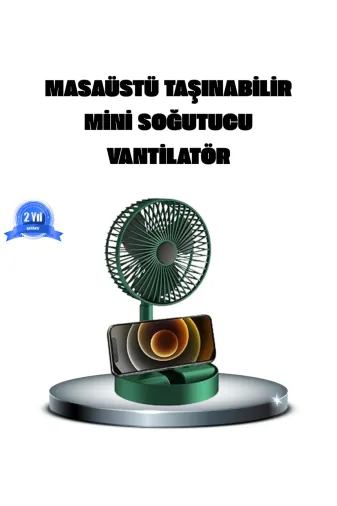 Hafk HFK-MMEYTDXUUCZZZKATLANABLRVANTLATR Mey İthalat® Katlanabilir Şarjlı Mini Fan 3 Kademeli Hız Ayarlı Taşınabilir