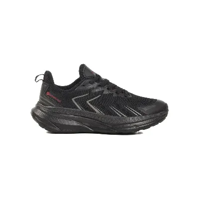 Hammer Jack Siyah Kırmızı Fileli Hafif Unisex Spor Ayakkabı