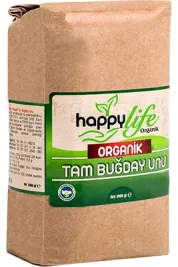 Happy Life Organik Tam Buğday Unu 1 kg