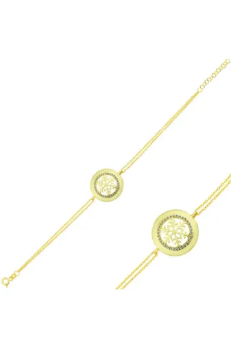 Harem Altın BR0460842 Gümüş Gold Kar Tanesi Bileklik