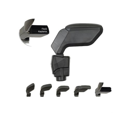 Hasbeeparts 0002P17520 Renault Megane 3 Araca Özel Kol Dayama Kolçak Siyah 2012-2015 Arası Uyumlu Pnd