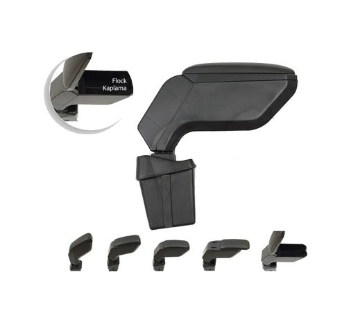 Hasbeeparts 0002P17526 Hyundai İ20 Araca Özel Kol Dayama Kolçak Siyah 2015-2021 Arası Uyumlu Pnd