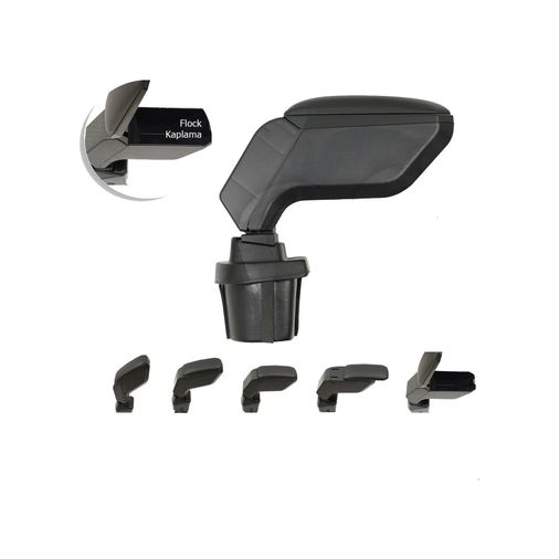 Hasbeeparts 0002P17530 Hyundai Accent Era Araca Özel Kol Dayama Kolçak Siyah 2006-2011 Arası Uyumlu Pnd