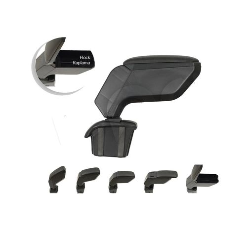 Hasbeeparts 0002P17532 Peugeot 308 Araca Özel Kol Dayama Kolçak Siyah 2014+ Sonrası Uyumlu Pnd