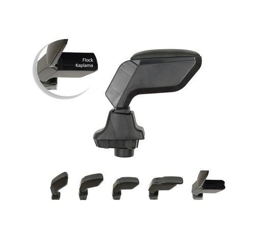 Hasbeeparts 122395447 Opel Astra G Araca Özel Kol Dayama Kolçak Siyah 1998-2003 Arası M