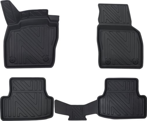 Hasbeeparts 126037118 Seat İbiza Premium Havuzlu Oto Paspas 2017+ Sonrası Uyumlu