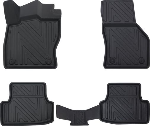 Hasbeeparts 126037464 Skoda Karoq Premium Havuzlu Oto Paspas 2017 Sonrası Uyumlu