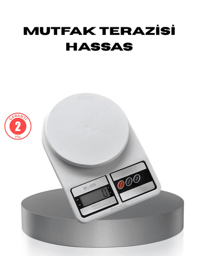 Hassas Dijital Mutfak Tartısı – 1g Doğruluk, Lcd Ekran, Otomatik Kapanma