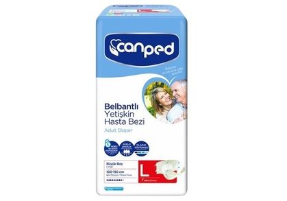 Hasta Bezi Yetişkin Bel Bantlı Polietilen L-Büyük Boy 7 Adet Ekonomik Pk