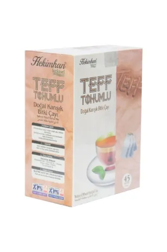 Hekimhan 105 Teff Tohumlu Doğal Karışık Bitki Süzen Poşet Çay 45 X 2 G