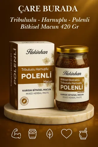 Hekimhan 3316 Bitkisel Tribuluslu Harnuplu Polenli Ekstraktlı Macun 420 G