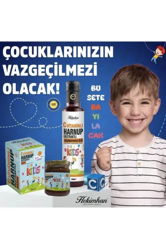 hekimhan bitkisel Jsiijanaah C Vitaminli Harnup Ekstraklı Çocuk Macunu Ve Pekmezi