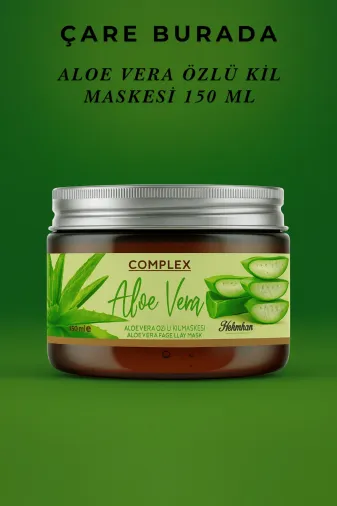 Hekimhan Hekimhn287 Aloevera Özlü Complex Yüz İçin Kil Maske Nemlendirici Peeling  Anti Aging 150 Ml