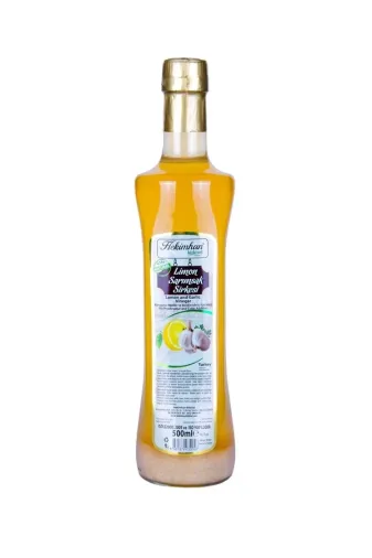 Hekimhan hsalis500ml-6 Sarımsak Limon Sirkesi 500 Ml 6 Adet
