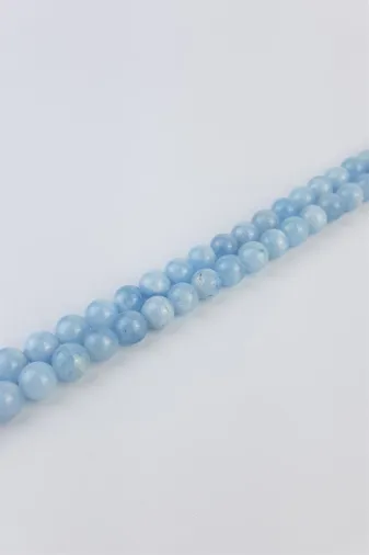Helsinki Accessories HLSK-DGTD173 Akuamarin Doğal Taş 8 Mm 1 Dizi Helsinki