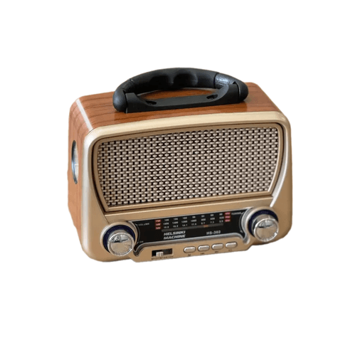 Helsinki Machine Hs-302 Güneş Enerji̇li̇+Fenerli̇+Usb+Bluetooth Özellikli 3 Band Nostalji