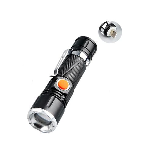 HERŞEYBURDAMODA 111348515 P50 Led Şarjlı Mıknatıslı Usb El Feneri Wt-622