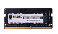 Hi-Level 32GB DDR4 3200 MHz Notebook Bellek (HLV-SOPC25600D4/32G)