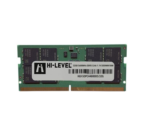 Hi-Level 32GB DDR5 5600 MHz Notebook Bellek (HLV-SOPC44800D5/32G)