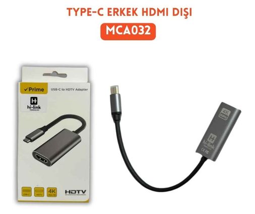 Hi-Link MCA032 4K 60Hz Type-C to Hdmi Dişi Çevirici
