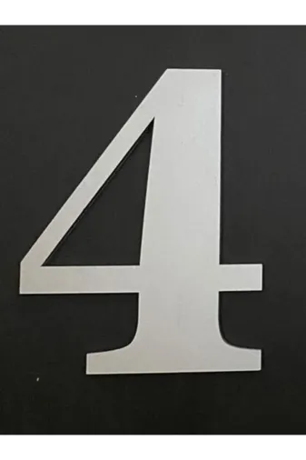 Hırdavat GEN113-4 Kapı Numarası 13 Cm No:4