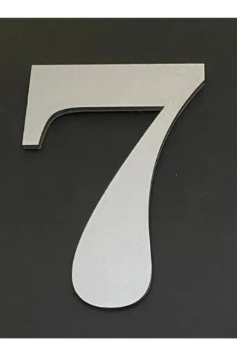 Hırdavat GEN113-7 Kapı Numarası Kendinden Yapışkanlı Numara 13 Cm No 7