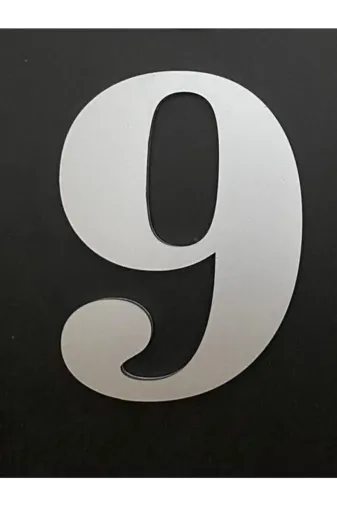 Hırdavat GEN113-9 Kendinden Yapışkanlı No 9 Kapı Numarası 13 Cm