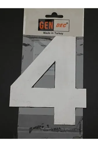 Hırdavat GEN114-4 Krom Metal 4 Numara 14.5 Cm
