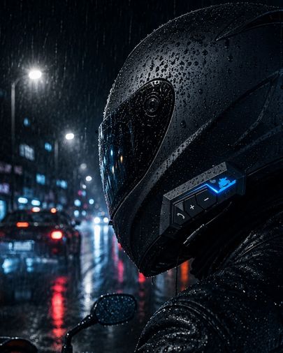 Hobibahçem 129432959 Mey İthalat Kablosuz Motosiklet Kask Kulaklığı Bluetooth Mikrofonlu Sürüş Sistemi