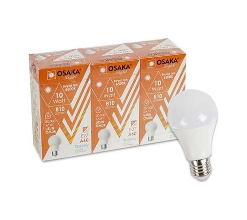 Hobibahçem BZTHTK000284-BLN 10W 3Lü Beyaz Led Ampül